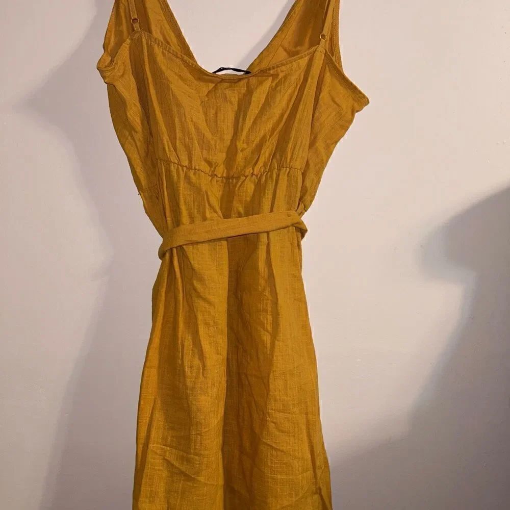 Shein belted spaghetti strap midi dress size large - Picture 2 of 3